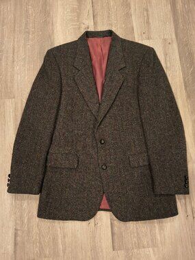 Vintage 90s Harris Tweed Blazer 40R